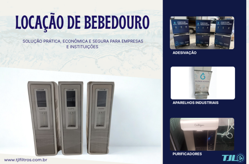 Locação de bebedouro: solução prática, econômica e segura para empresas e instituições