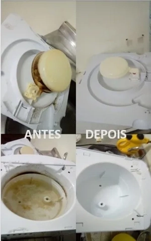 Higienização de purificadores de água