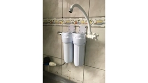 Instalação de filtro de água